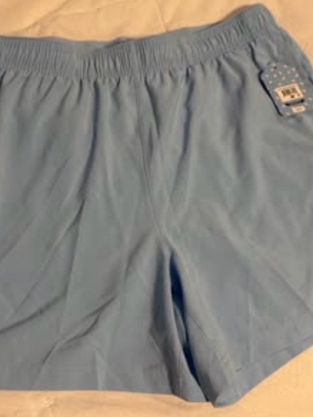 Light Blue Casual Swim/Active Shorts with Novelty Dog Graphic - Picture 5 of 5